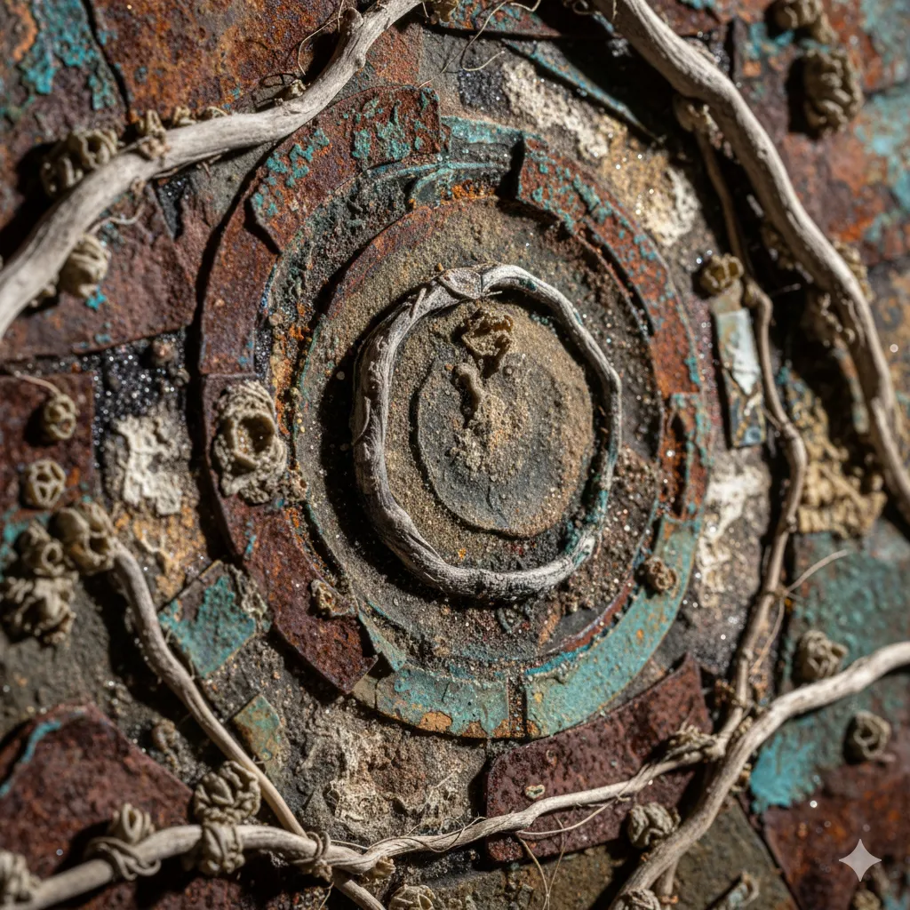 Textural abstract photography